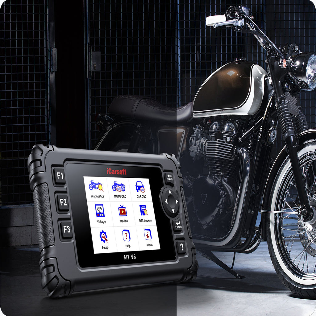 iCarsoft MT V6 Kymco Motorcycle Full System Scanner Engine ABS and Service Tools