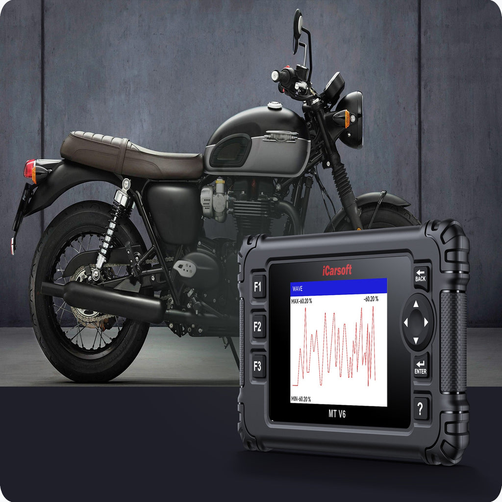 iCarsoft MT V6 Kymco Motorcycle Full System Scanner Engine ABS and Service Tools