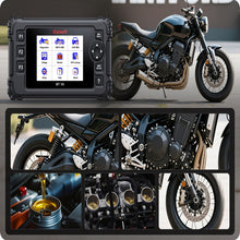 Load image into Gallery viewer, iCarsoft MT V6 Hartford Motorcycle Scooter Diagnostic Scanner ECU Battery Test