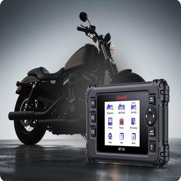 iCarsoft MT V6 Hartford Motorcycle Scooter Diagnostic Scanner ECU Battery Test
