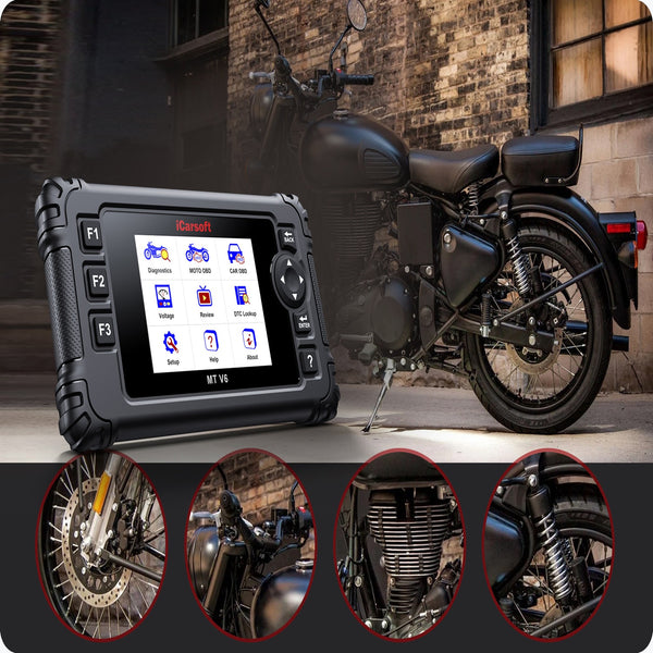 iCarsoft MT V6 Enfield Diagnostic Tool ECU ABS Engine Scan with Real Time Data