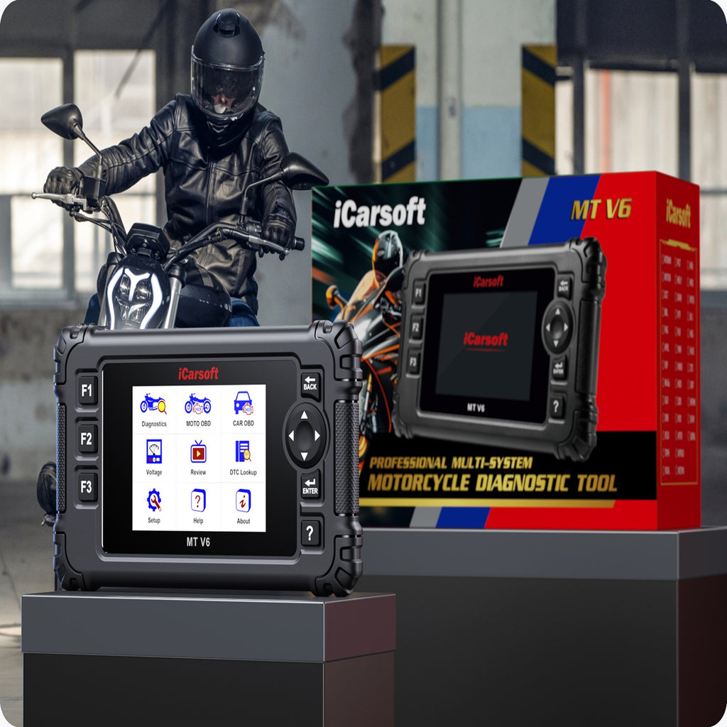 iCarsoft MT V6 Benelli Bike Multi Module Fault Reader ECU ABS Live Diagnostic