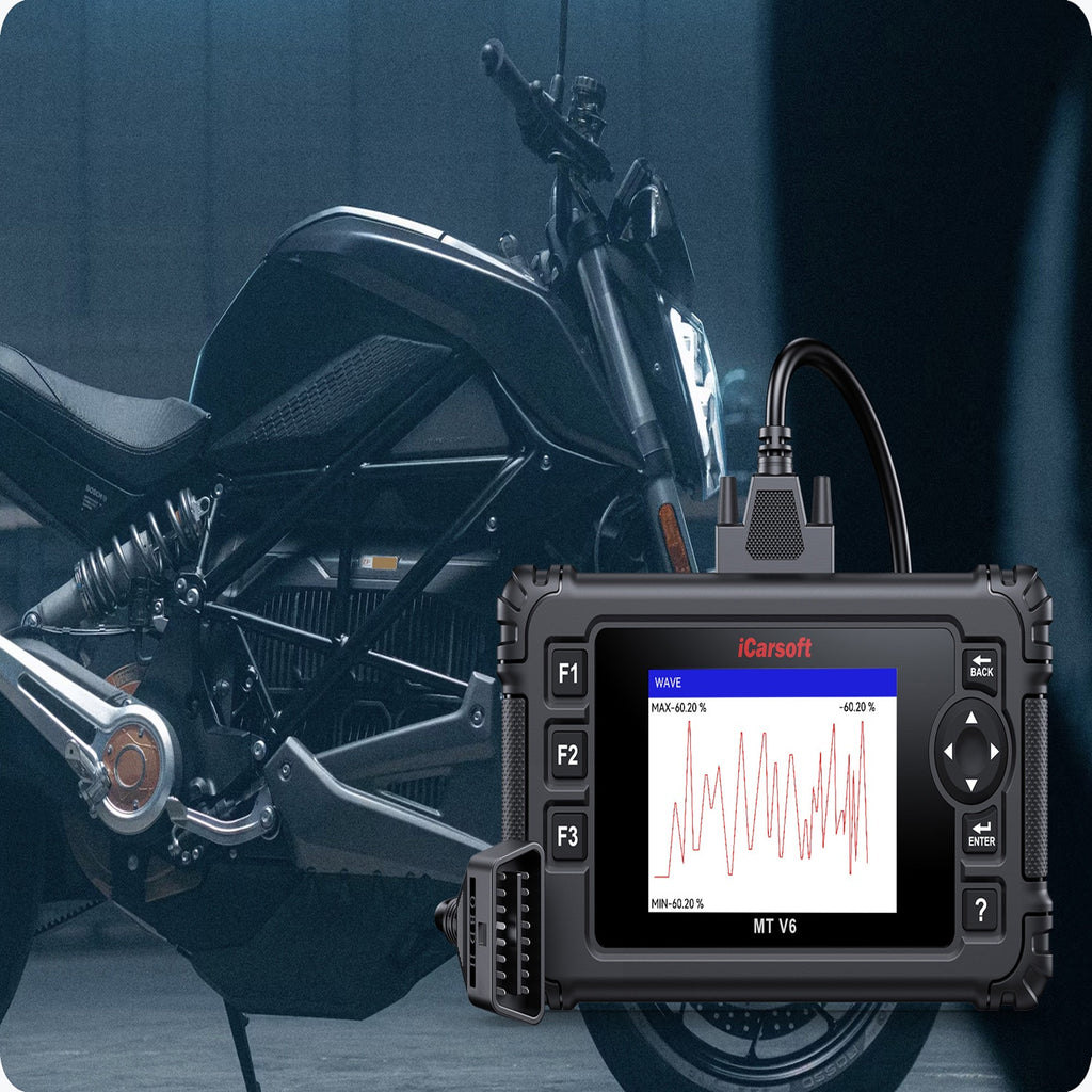 iCarsoft MT V6 Hero Motorcycle Scanner ECU Engine Pressure Voltage Sensor Scaner