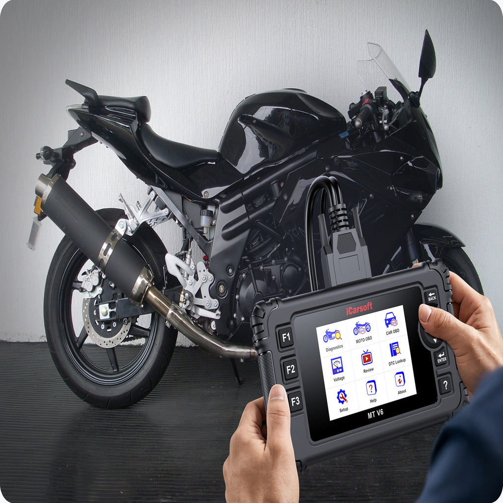 iCarsoft MT V6 HYOSUNG Full System Motorcycle Scanner Bi-Directional Test ECU