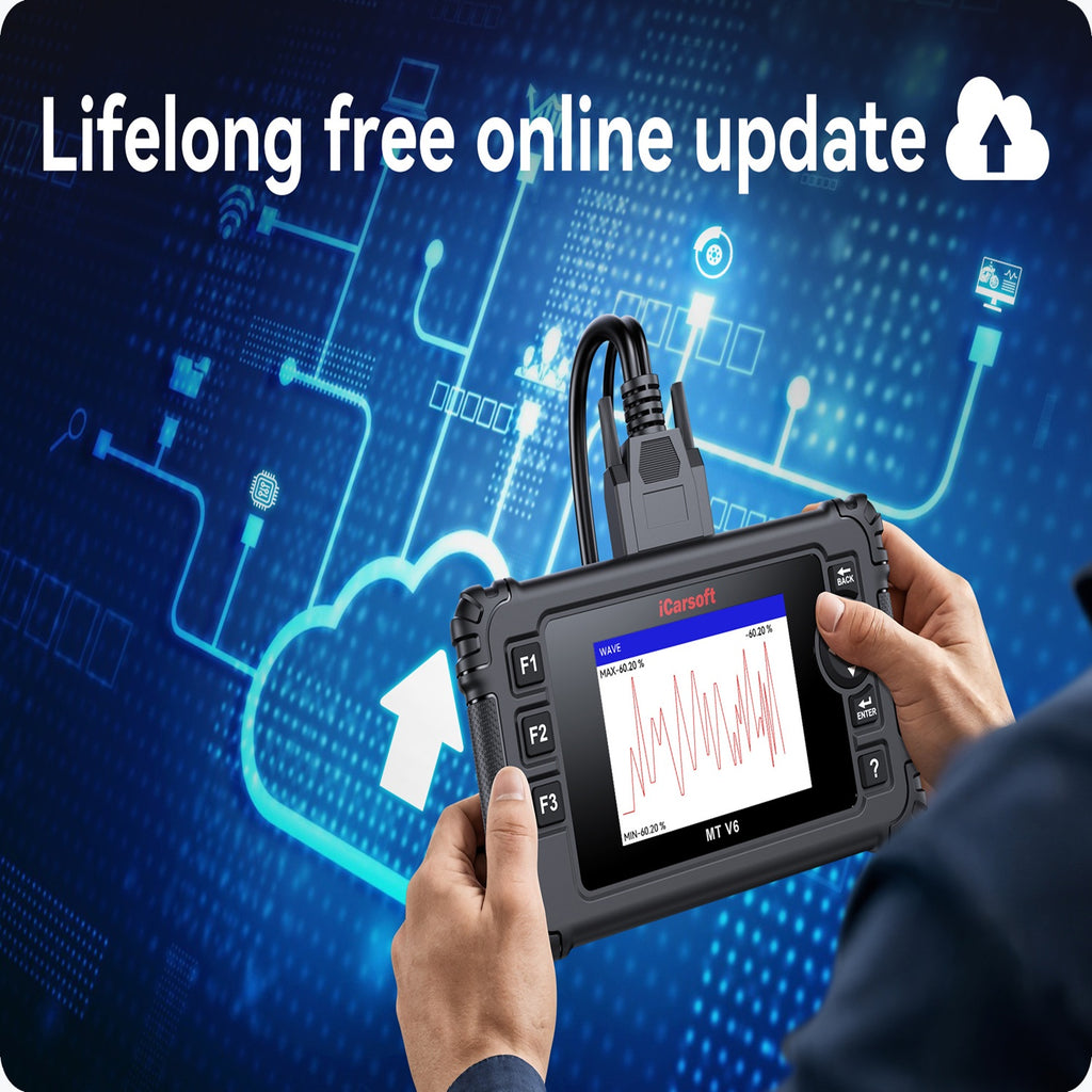 iCarsoft MT V6 AEON Motorcycle Diagnostic OBD2 Scanner ECU Oil Reset Live Data