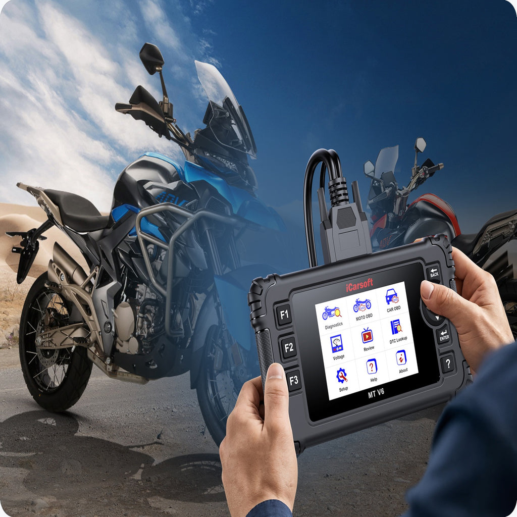 Zontes Motorcycle Diagnostic Tool iCarsoft MT V6 ABS Brake Bleed ECU Monitor