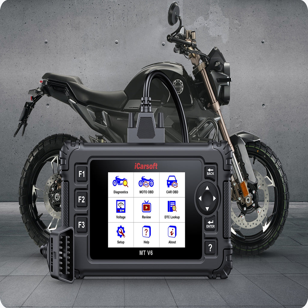 Zontes Motorcycle Diagnostic Tool iCarsoft MT V6 ABS Brake Bleed ECU Monitor