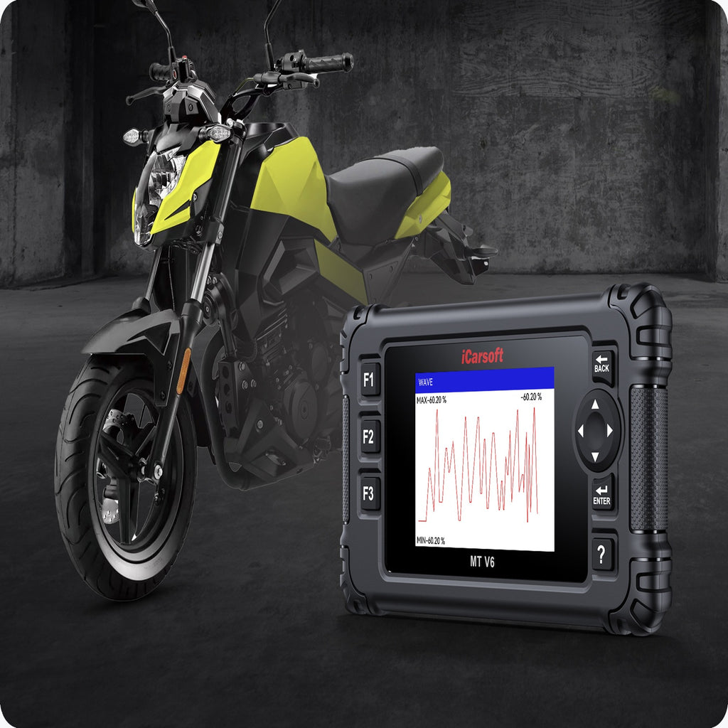 iCarsoft MT V6 Victory Motorcycle OBD2 Scanner ABS Brake Bleed TPS Throtle Reset