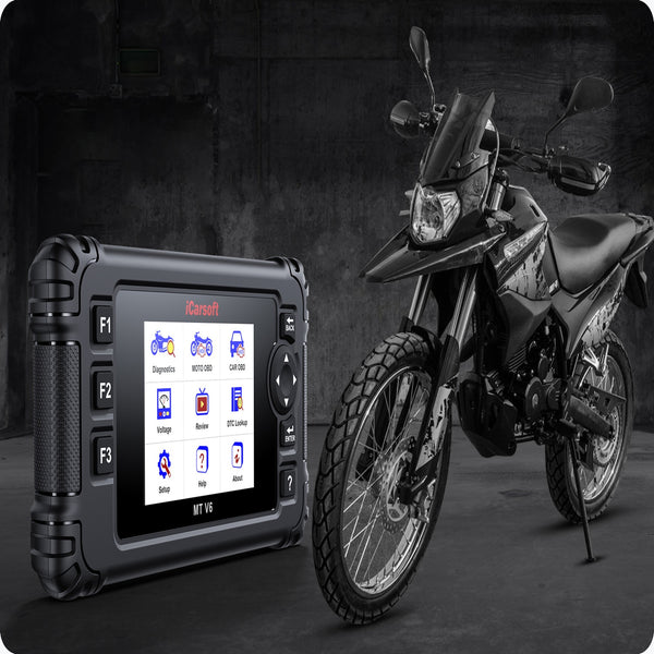 Shineray Bike ECU Scan Tool iCarsoft MT V6 ABS BiDirectional Actuation CEL Reset