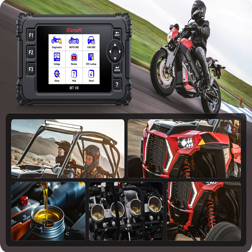 2026 iCarsoft Polaris V6 OBD2 Diagnostic Tool Full System Engine ABS Scanner