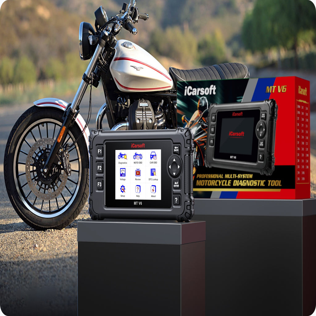 iCarsoft MT V6 Moto Guzzi OBD2 Diagnostic Scanner ECU ABS Bleed