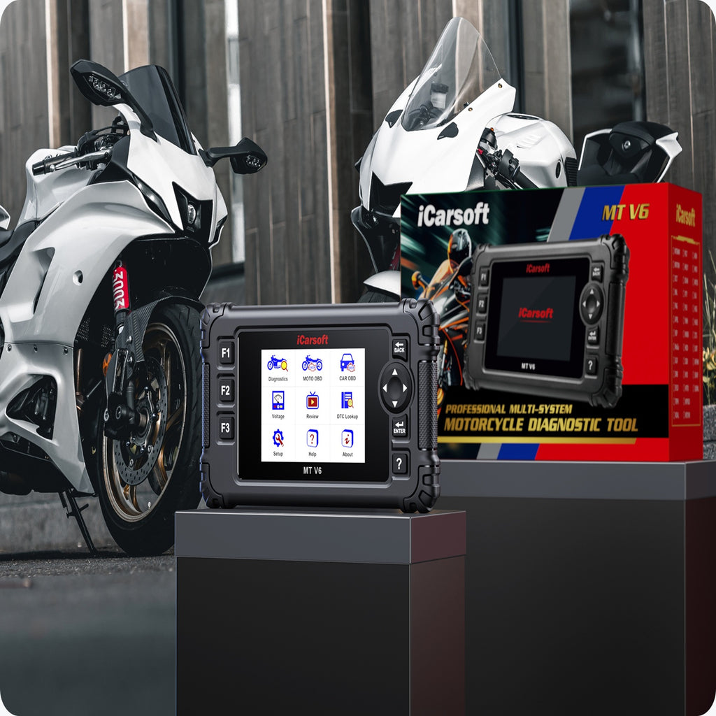 Yamaha Diagnostic Tool iCarsoft MT V6 ECU ABS Pump Bleeding Throttle Reset
