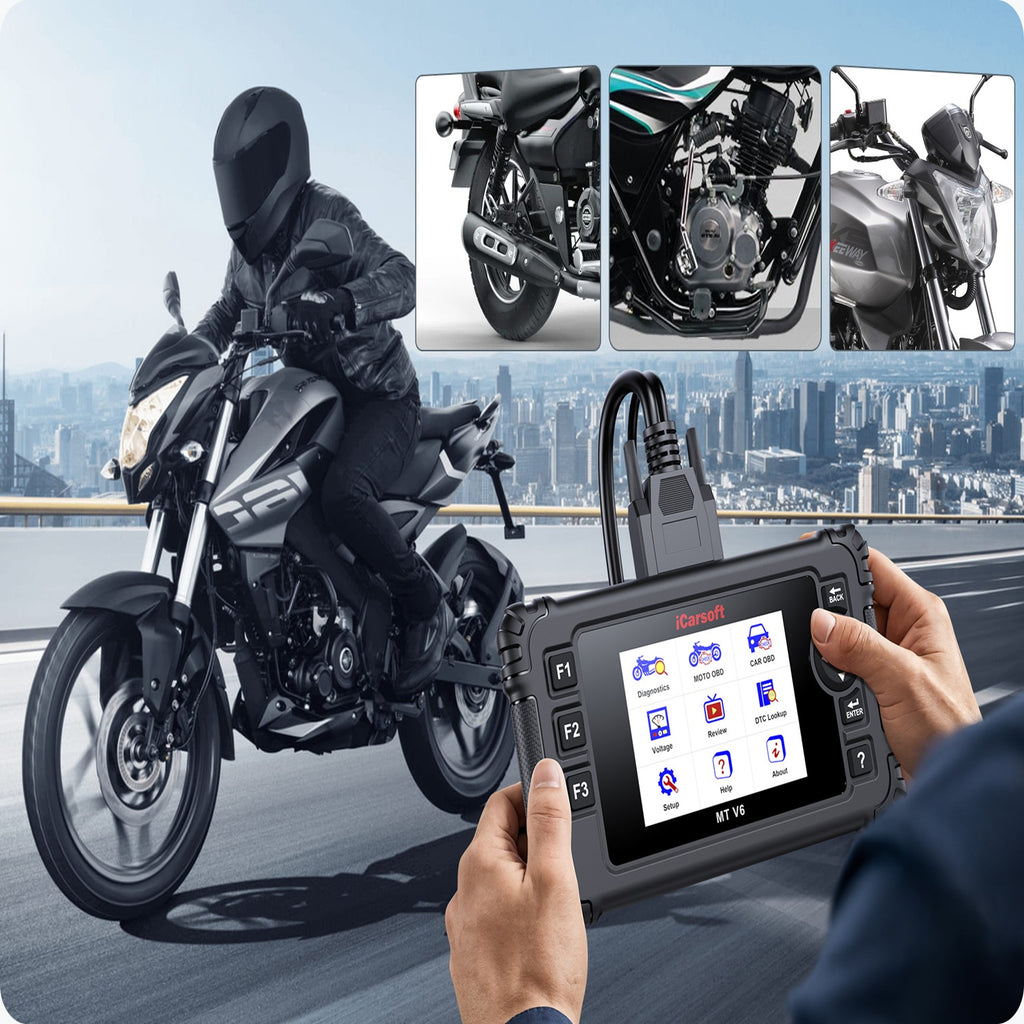 CFMOTO V6 2026 iCarsoft Motorcycle Diagnostic ScannerEngine ABS Live Data