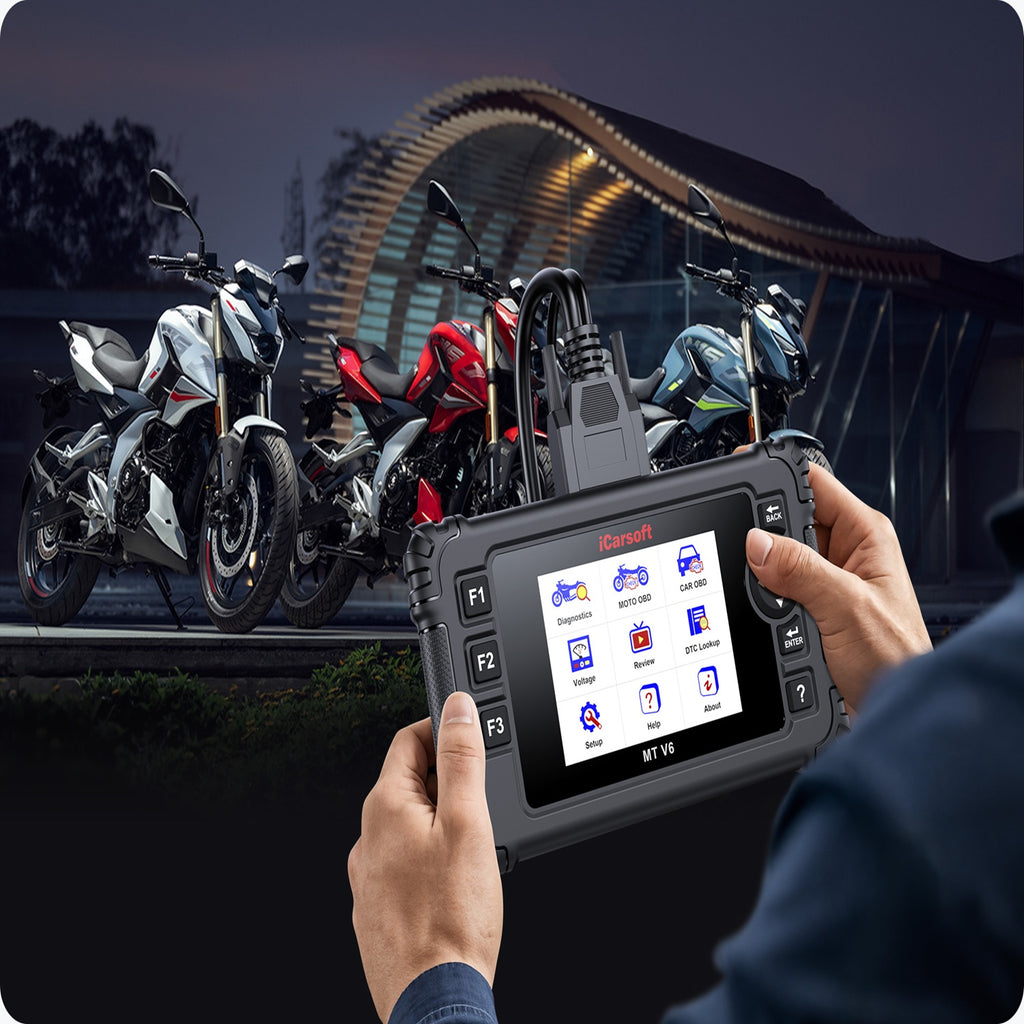 CFMOTO V6 2026 iCarsoft Motorcycle Diagnostic ScannerEngine ABS Live Data