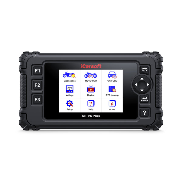 iCarsoft MT V6 Plus Motorcycle OBD2 Diagnostic Tool for 21 Brand Full System ABS