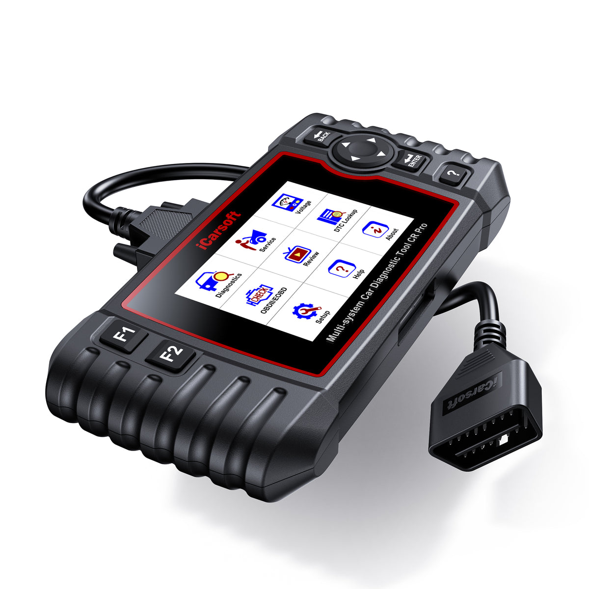 iCarsoft CR Pro Enhanced All-System Diagnostic OBD2 Scanner 58 Brands CAN-FD