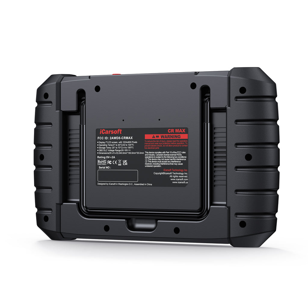 iCarsoft CR MAX Enhanced Multi-System OBD2 Tool Bi-Directional 40 Reset Modes