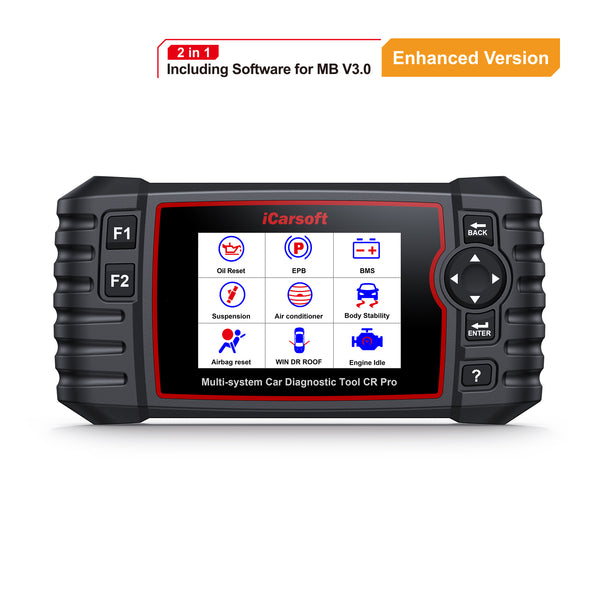 iCarsoft CR Pro Enhanced All-System Diagnostic OBD2 Scanner 58 Brands CAN-FD