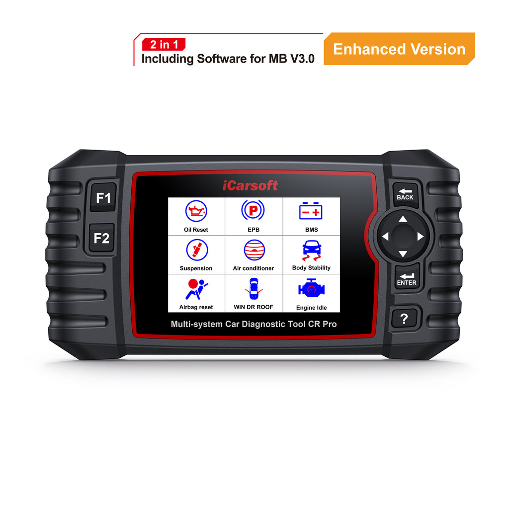 iCarsoft CR Pro Enhanced All-System Diagnostic OBD2 Scanner 58 Brands CAN-FD