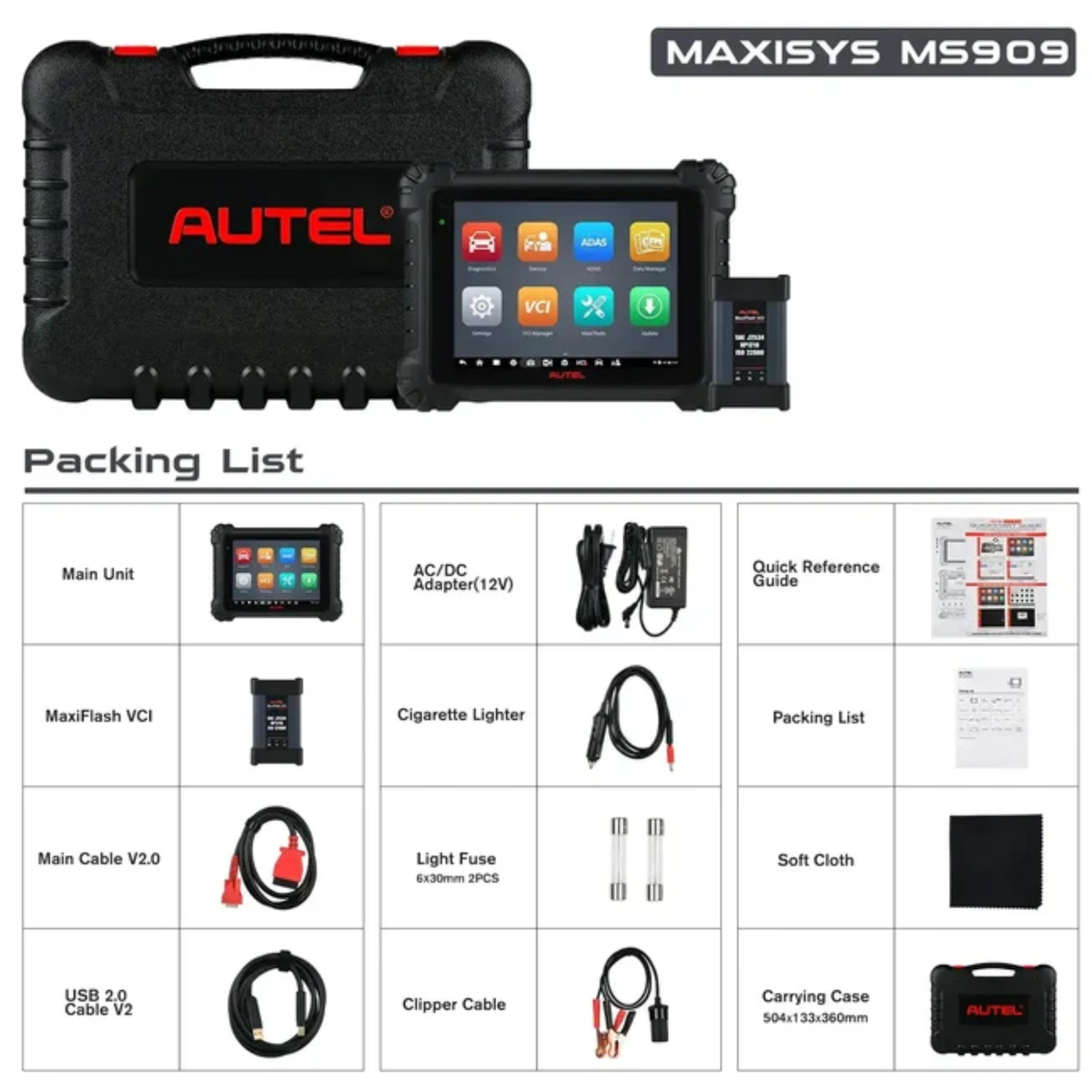Autel MaxiSys MS909 Professional Diagnostic Scan Tool