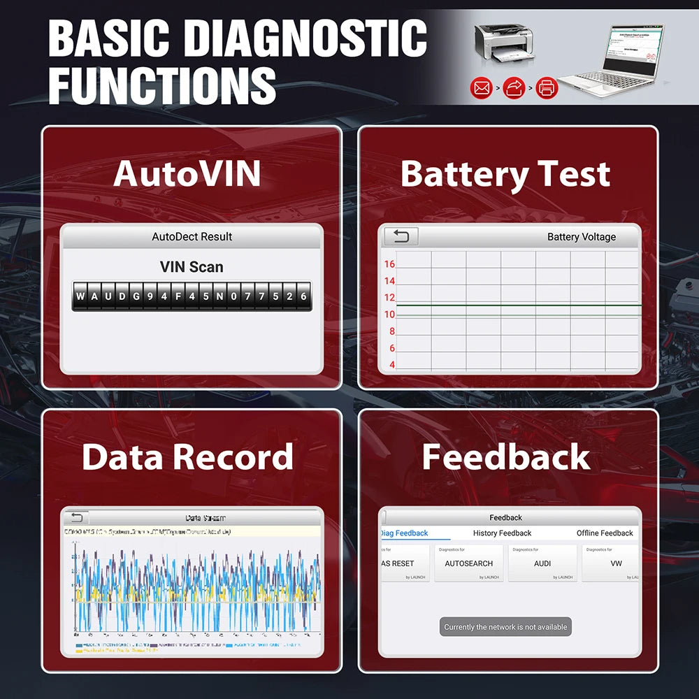 LAUNCH CRP123E PLUS OBD2 Diagnostic Full Automotive Scan Tool Vehicle Code Reader