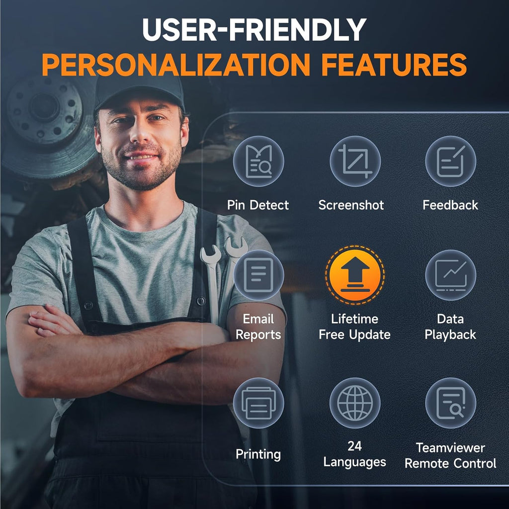 FOXWELL HD500 24V Heavy Duty Truck Diesel Scanner Diagnostic Tool DPF Regen Injector