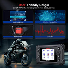 Load image into Gallery viewer, iCarsoft MT V6 Plus Motorcycle OBD2 Diagnostic Tool for 21 Brand Full System ABS