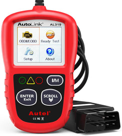 Autel AL319 OBD2 Code Reader for Cars 1996+ CAN OBDII Scanner with Freeze Frame & Live Data Display