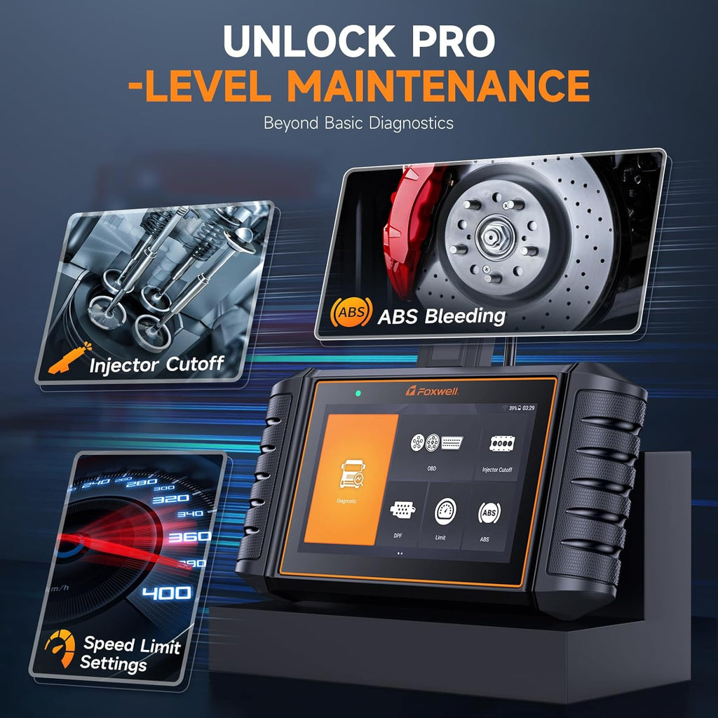 FOXWELL HD500 24V Heavy Duty Truck Diesel Scanner Diagnostic Tool DPF Regen Injector