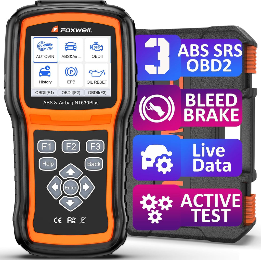 FOXWELL NT630 ELITE OBD2 Engine Diagnostic Scanner ABS+SAS+SRS Airbag Reset Tool