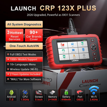 Load image into Gallery viewer, LAUNCH X431 CRP123X plus OBD2 Scanner DIY Code Reader Car Diagnostic Tool