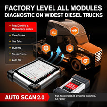Load image into Gallery viewer, Autel MaxiSys MS908CV II Heavy Duty Truck Diagnostic Scanner J2534 ECU Coding