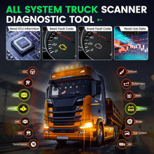 Load image into Gallery viewer, ANCEL HD200 Truck Scanner Bluetooth Tool for Cummins CAT OBD2 Speed Reset Code