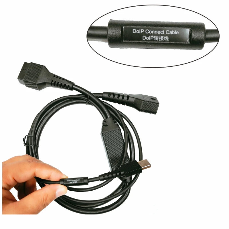 LAUNCH X-431 DoIP Connector Adapter DoIP Cable Cable For DBSCar DOIP ...