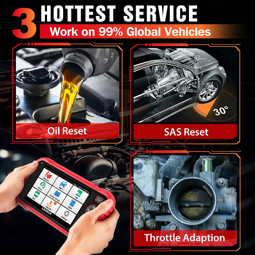 LAUNCH CRP123E PLUS OBD2 Diagnostic Full Automotive Scan Tool Vehicle Code Reader