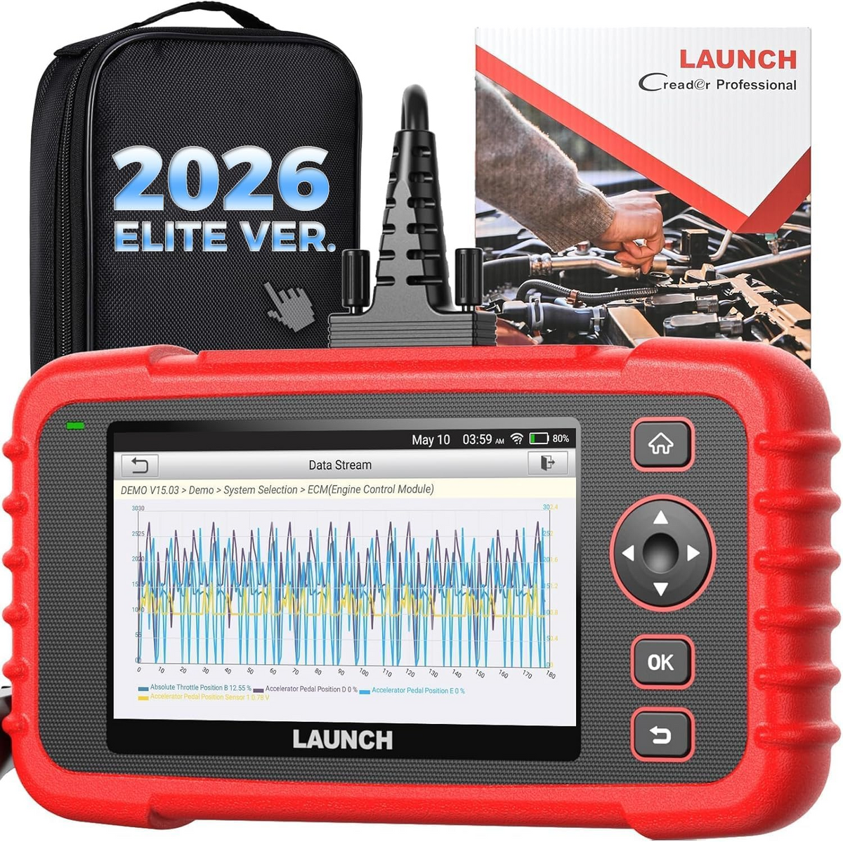 LAUNCH X431 CRP123X plus OBD2 Scanner DIY Code Reader Car Diagnostic Tool Main image