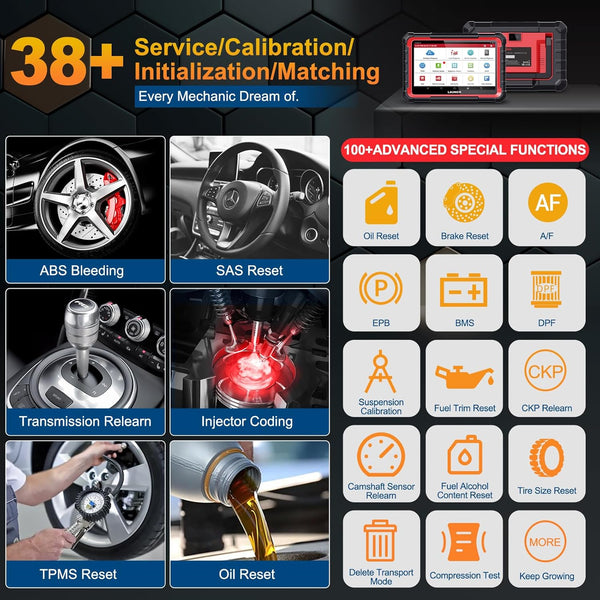 LAUNCH X431 PROS ELITE OBD2 Diagnostic Scanner Bidirectional ECU Coding CANFD DOIP AutoVIN 38+ Reset Tool