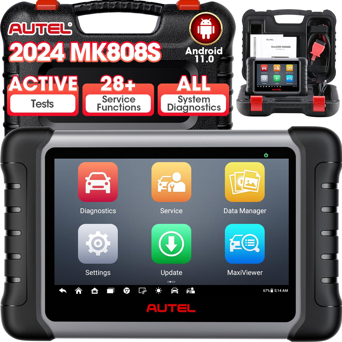 AUTEL MaxiCom MK808S Full System Diagnostic Scan Tool