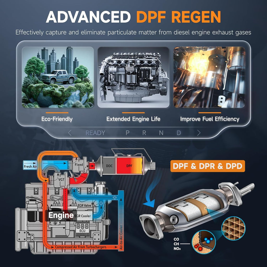 FOXWELL HD500 24V Heavy Duty Truck Diesel Scanner Diagnostic Tool DPF Regen Injector