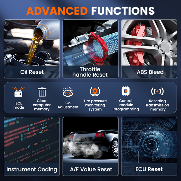 ANCEL V3 PRO Bi Directional OBD2 Scanner Car Diagnostic Tool Full System Scan