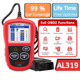 Autel OBD2 Scanner Read & Reset Engine Codes, Live Data