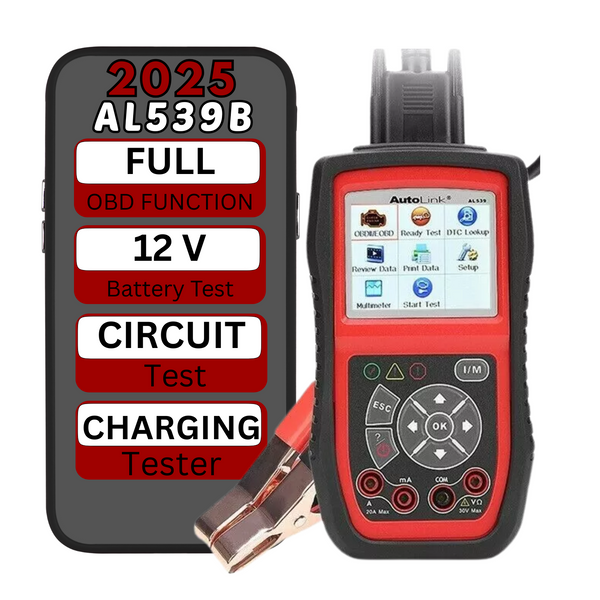 AUTEL AL539B OBD2 Car Fault Code Reader Scanner & Battery Test Diagnostic Tool