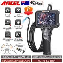 Load image into Gallery viewer, ANCEL AN302 Dual Lens Industrial Endoscope Camera 4 3 Inch Automotive Inspection