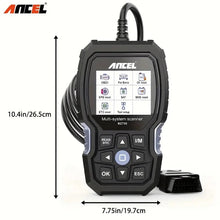 Load image into Gallery viewer, ANCEL BZ700 OBD2 Scanner for Mercedes Benz Full System ABS SRS EPB Diagnostic