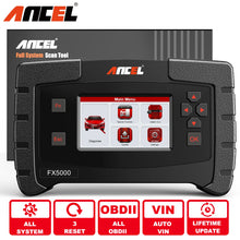 Load image into Gallery viewer, ANCEL FX5000 OBD2 Scanner All System Diagnostic Tool with ABS Bleeding EPB Oil Reset
