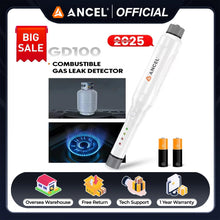 Load image into Gallery viewer, ANCEL GD100 Combustible Gas Leak Detector Pen Alarm 50–10000ppm Methane Tester