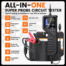 Load image into Gallery viewer, ANCEL PB600 12V 24V Car Circuit Power Probe Tester Relay Injector Battery Tool