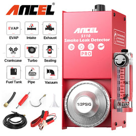 ANCEL S110 Pro EVAP Smoke Leak Detector Car Fuel Pipe Air Pump Diagnostic Tool