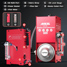Load image into Gallery viewer, ANCEL S110 EVAP Smoke Leak Detector Car Vacuum Tester Fuel Pipe Diagnostic Tool