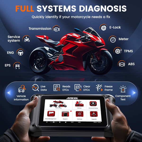 ANCEL V3 PRO Bi Directional OBD2 Scanner Car Diagnostic Tool Full System Scan